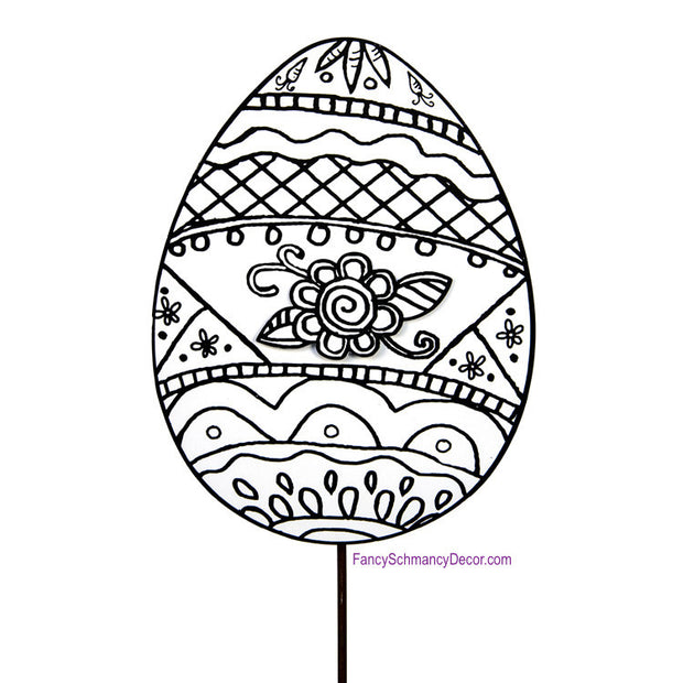 Color My Easter Egg Stake by The Round Top Collection E17032