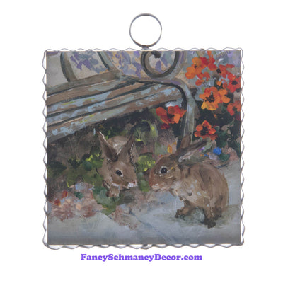 Mini Gallery Bunny Twins Print by The Round Top Collection