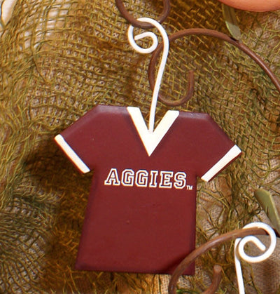 GTAM013 NCAA Texas A&M Jersey School Ornament The Round Top Collection - FancySchmancyDecor
