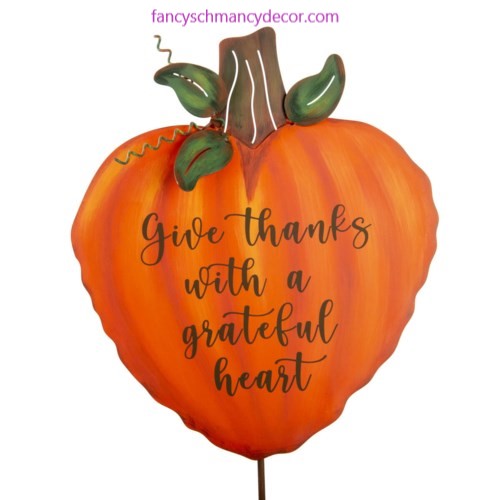 Thankful Heart Stake by The Round Top Collection FancySchmancyDecor