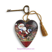 Believe Santa Art Heart