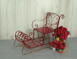 Santa's Red Sleigh - FancySchmancyDecor - 1