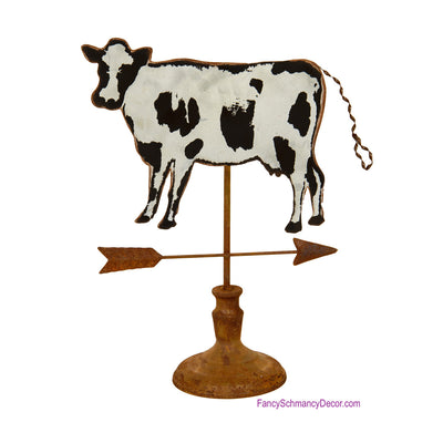 Cow Weather Vane on Pedestal