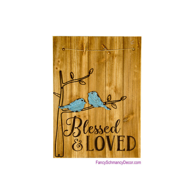 Blessed and Loved Photo Hanger