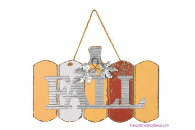 Rippled Metal Fall Hanger