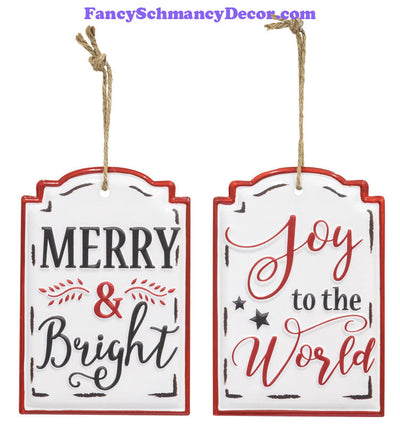 Christmas Greeting Hanger 2 Asst.