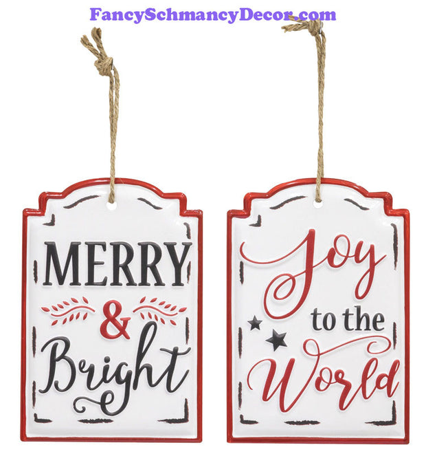 Christmas Greeting Hanger 2 Asst.