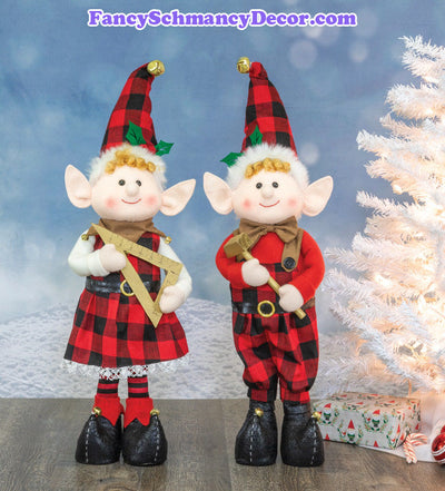 Large Pax & Poppy Elf Stander 2 Asst.