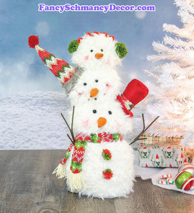 Peppermint Snowman Piggyback