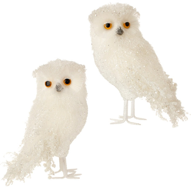 Iced Owl 11.5" - FancySchmancyDecor