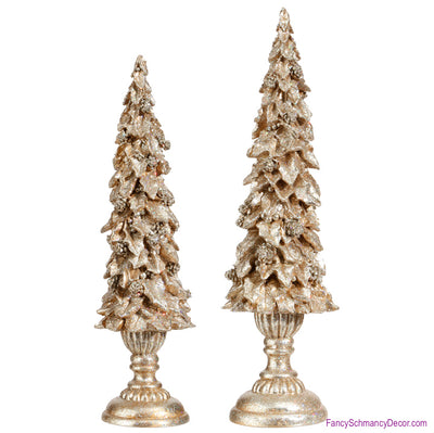 Glitter Tree on Base by Raz Imports