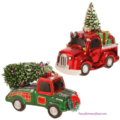 4.5" Truck Ornament by Raz Imports