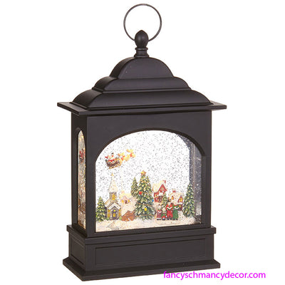 Flying Santa Lighted Water Lantern by RAZ Imports