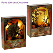 8" Halloween Lighted Shadowbox by Raz Imports