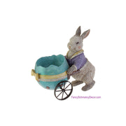 Rabbit with Egg Cart by RAZ Imports