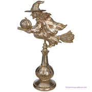 15" Witch on Stand by Raz Imports
