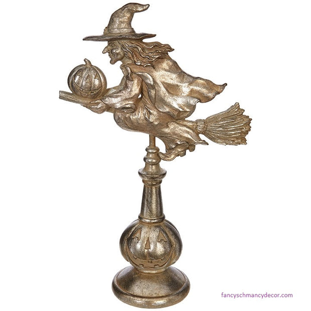 15" Witch on Stand by Raz Imports
