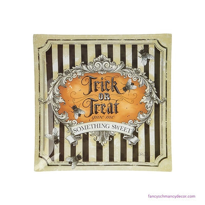 10" Trick or Treat Plate by Raz Imports