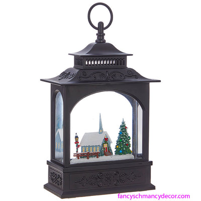 Church Lighted Water Lantern by RAZ Imports