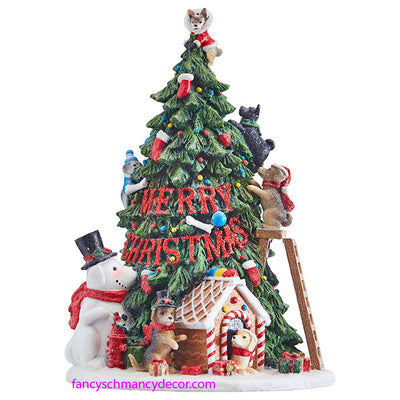 10" Dogs Decorating the Tree by RAZ Imports