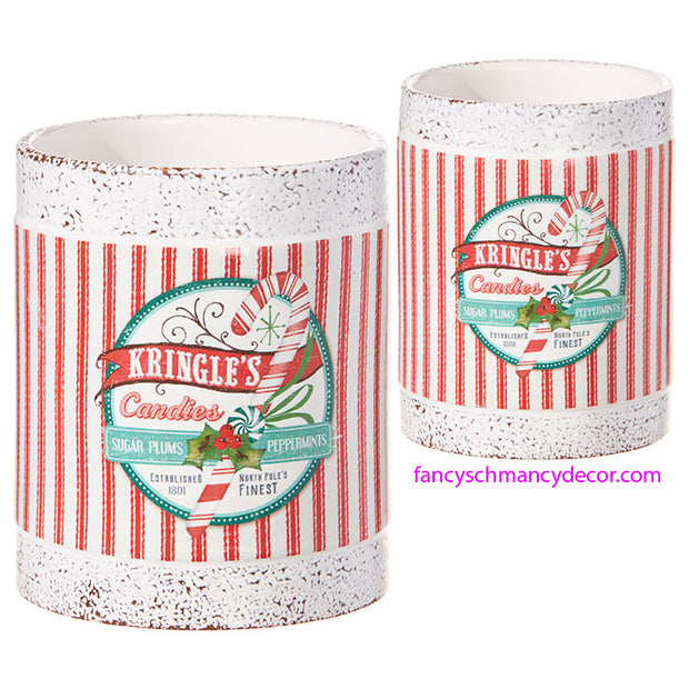 Kringle's Candies Container by RAZ Imports