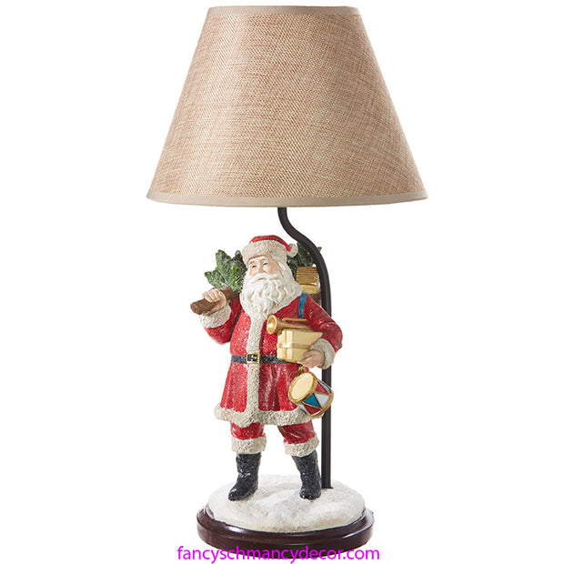 19" Santa Lamp with Shade by RAZ Imports