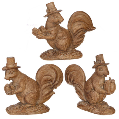 Squirrels Assorted Set of 3 by RAZ Imports
