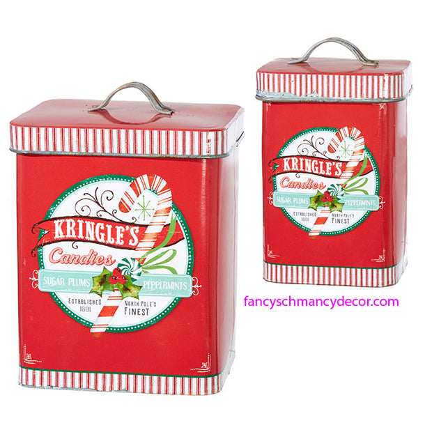 Kringle's Candies Container by RAZ Imports