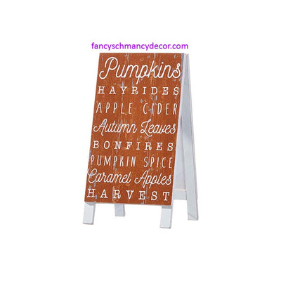 FALL Sandwich Board by RAZ Imports