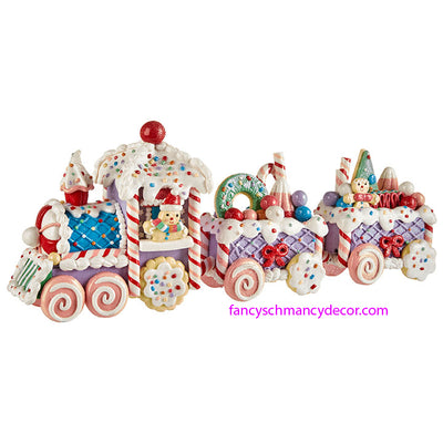 14.25" Gingerbread Train by RAZ Imports