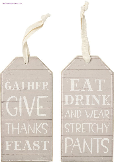 Bottle Tag - Eat Drink And Wear Stretchy Pants