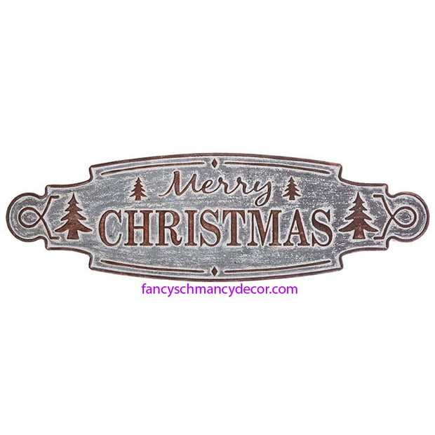 36" Merry Christmas Sign by RAZ Imports