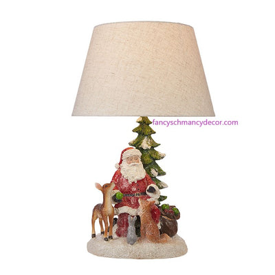 21" Santa Lamp with Shade by RAZ Imports