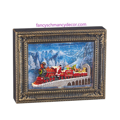 10" Santa Express Lighted Water Picture Frame by RAZ Imports