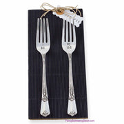 Wedding Cake Forks (Set of 2) by Mud Pie