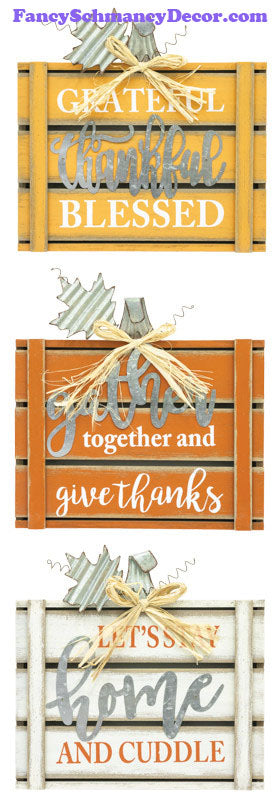 Fall Crate Greeting Hanger