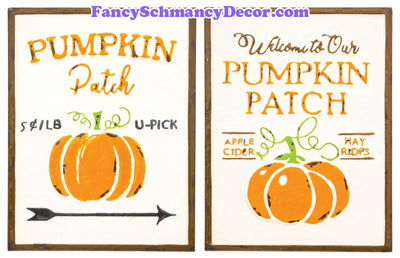 Welcome Pumpkin Patch Plaque