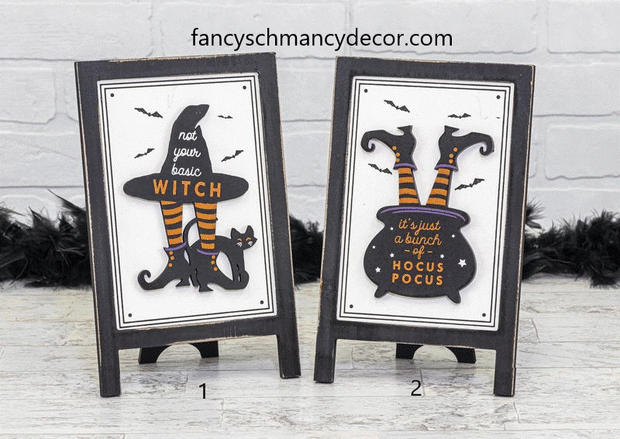Hocus Pocus Witch Easel
