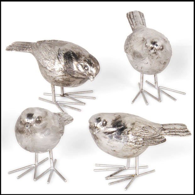 Birds - Antique Silver - FancySchmancyDecor