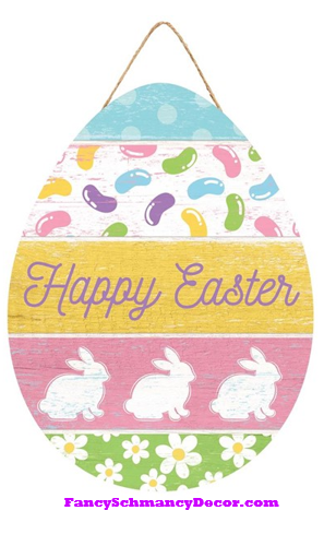 Happy Easter Egg Sign
