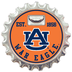 Collegiate Bottle Buster Bottle Opener Magnet Coaster Auburn University - FancySchmancyDecor