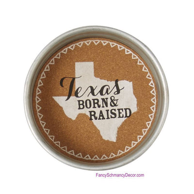 Texas Jar Lid Coasters by Mud Pie - FancySchmancyDecor