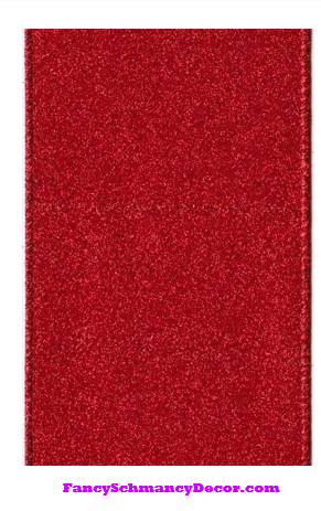 4" X 10yd Vintage Glitter Wired Ribbon by D. Stevens