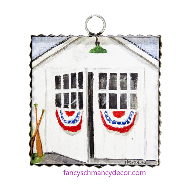 Mini Patriotic Barn Print by The Round Top Collection