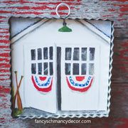 Mini Patriotic Barn Print by The Round Top Collection