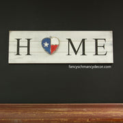 Texas Flag Heart Charm by The Round Top Collection