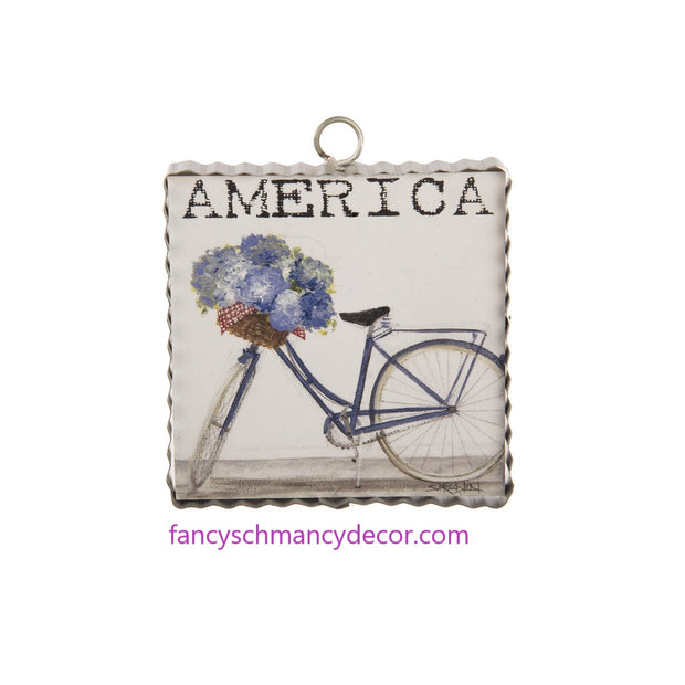 Mini Americana Bike Print by The Round Top Collection