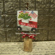 Mini Patriotic Wagon Print by The Round Top Collection