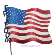 Freedom Flag Stake by The Round Top Collection