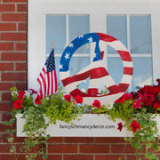 Peace Sign Flag Stake by The Round Top Collection